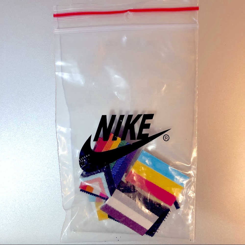 Nike Pride Velcro Decal Pieces . New
